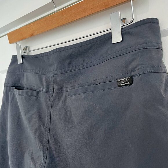 prAna Jasmine Knicker - Stretch DWR hiking pant - Womens 8 - Slate gray - Picture 6 of 7